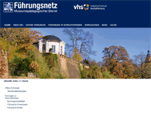 Tablet Screenshot of fuehrungsnetz-aschaffenburg.de
